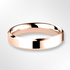 Classic Bevelled Edge Profile Wedding Ring Rose Gold 4.0mm