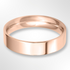 Classic Flat Court Wedding Ring Rose Gold 5.0mm