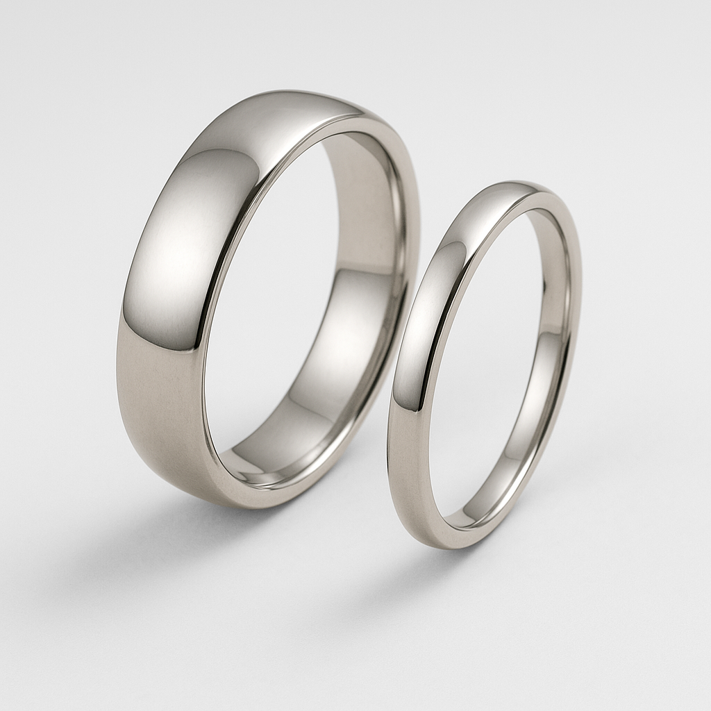 Court Wedding Rings Men's and Ladies