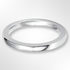 Heavy Cushion Profile Wedding Ring Platinum 2.0mm