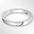 Heavy Cushion Profile Wedding Ring Platinum 2.5mm