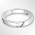 Heavy Cushion Profile Wedding Ring Platinum 3.0mm