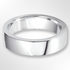Heavy Cushion Profile Wedding Ring Platinum 6.0mm