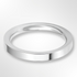 Heavy Flat Court Wedding Ring Platinum 2.5mm