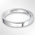 Heavy Flat Court Wedding Ring Platinum 3.0mm
