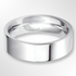 Heavy Flat Court Wedding Ring Platinum 6.0mm