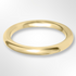 Heavy Paris Profile Wedding Ring Yellow Gold 2.5mm
