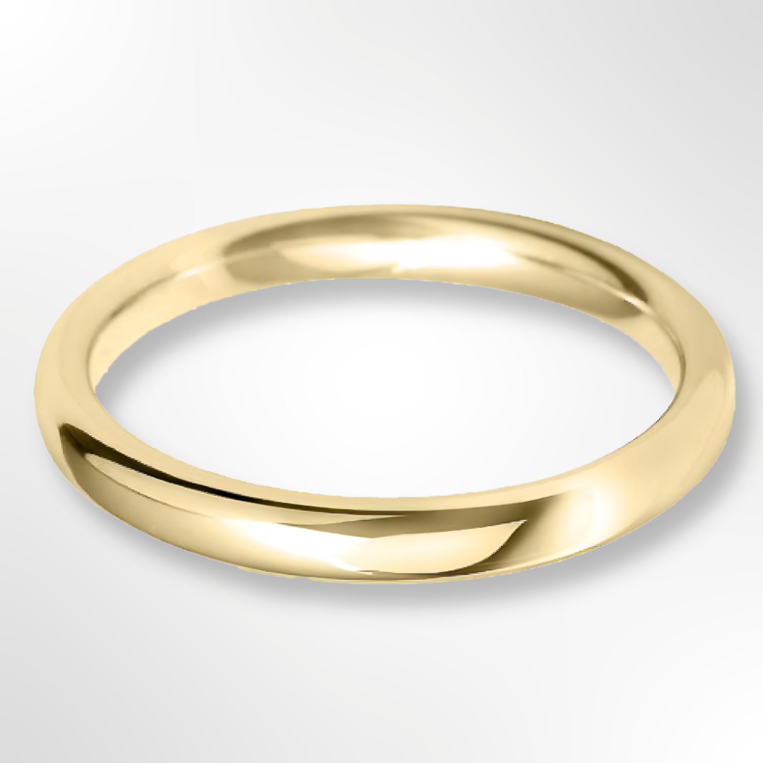 Light Court Wedding Ring Gold 2.5mm