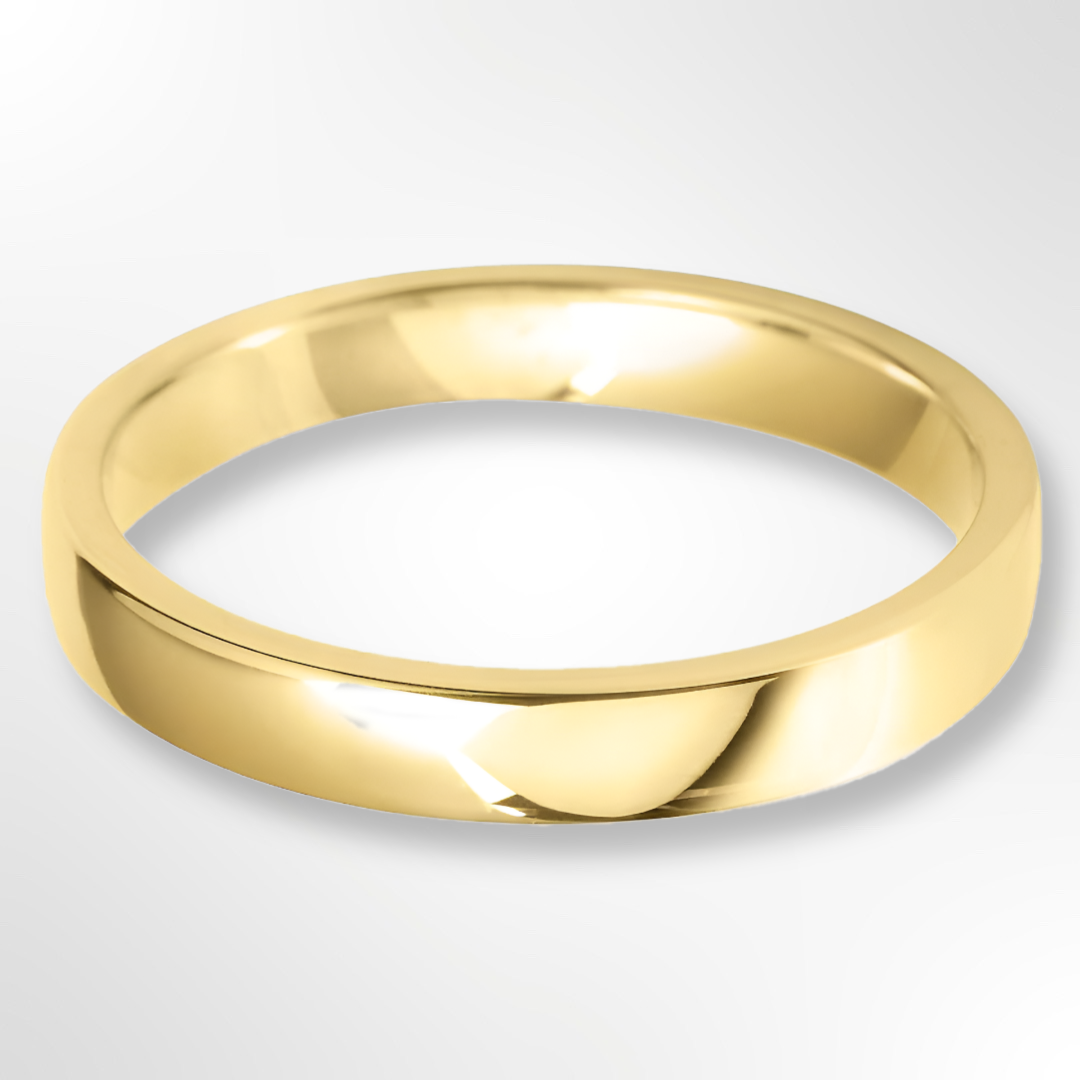 Light Court Wedding Ring Gold 3.0mm
