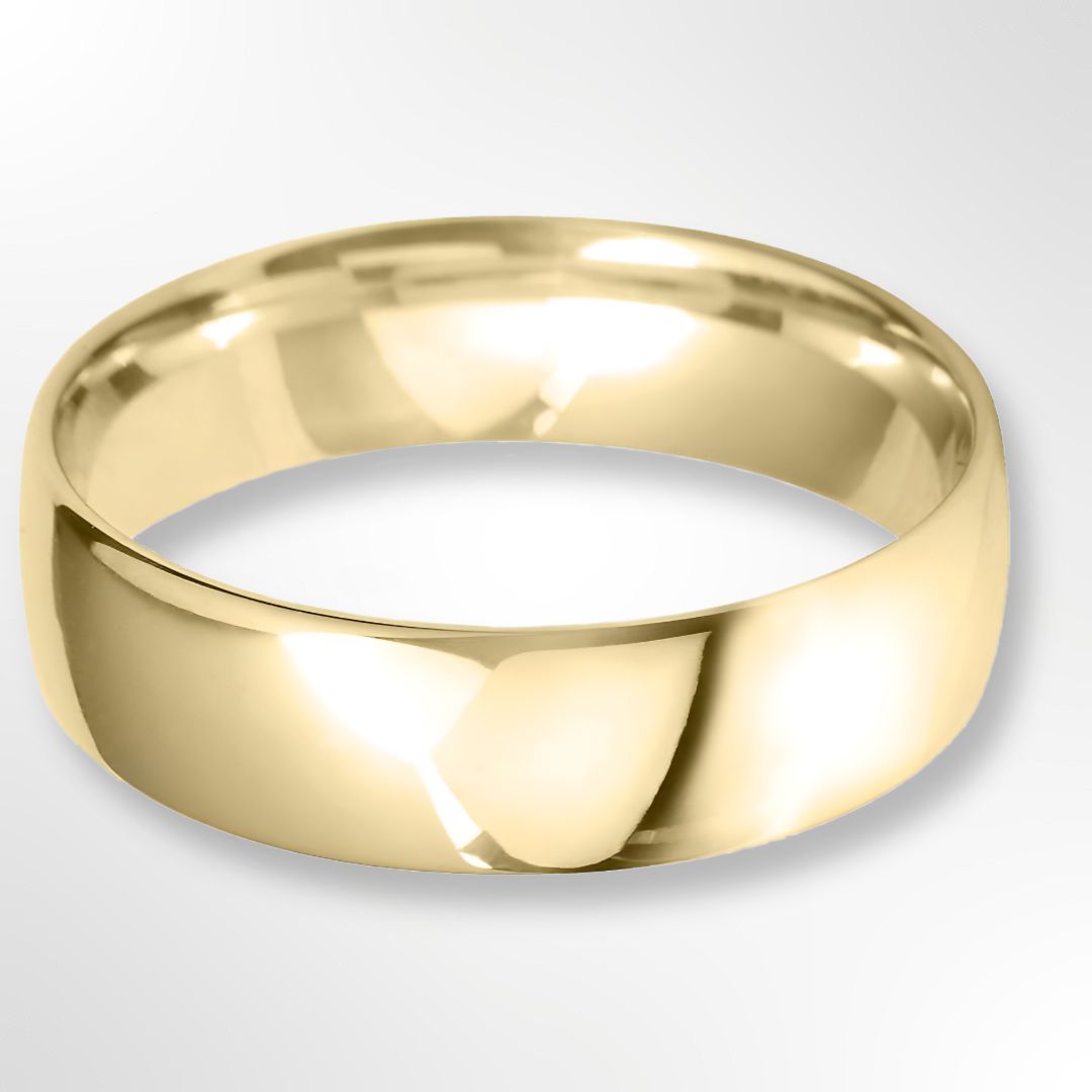 Light Court Wedding Ring Gold 6.0mm