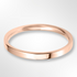 Light Flat Court Wedding Ring Rose Gold 2.0mm