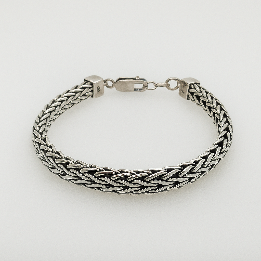 Silver Fleetwood Mens Bracelet