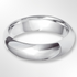 Classic Paris Profile Wedding Ring White Gold 6.0mm