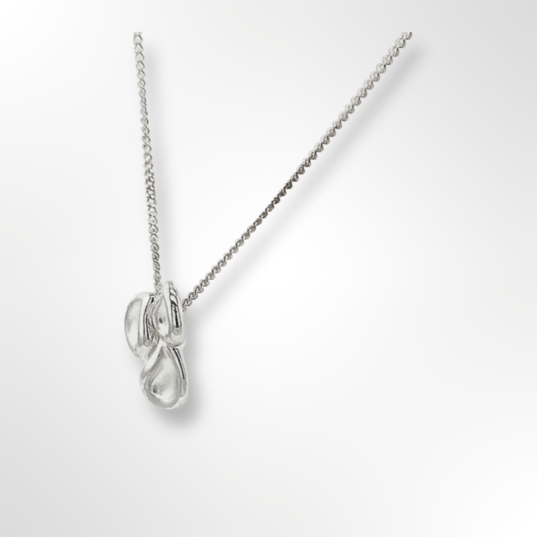 Silver Abelina Pendant & Chain