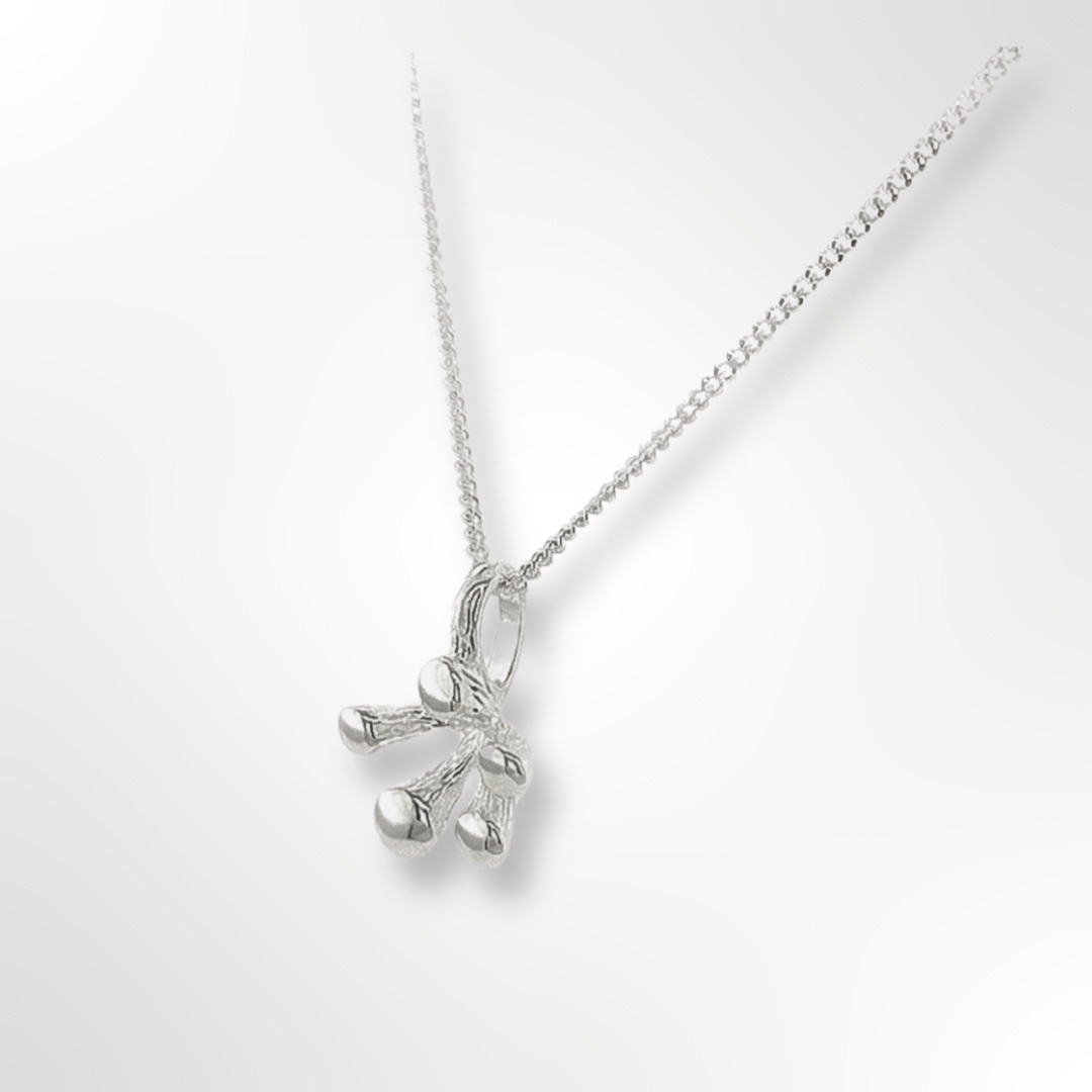 Silver Clade Pendant & Chain