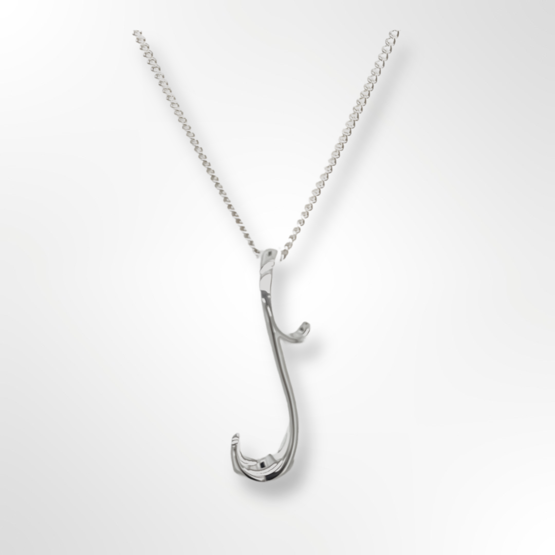 Silver Dalia Pendant & Chain