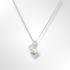 Silver Multi Square CZ Necklace Pendant