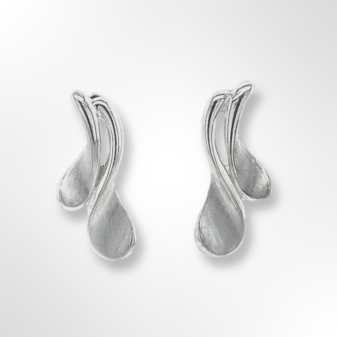 Silver Samara II Drop Earrings