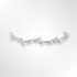 Silver Satin Finish Twig Design Bracelet