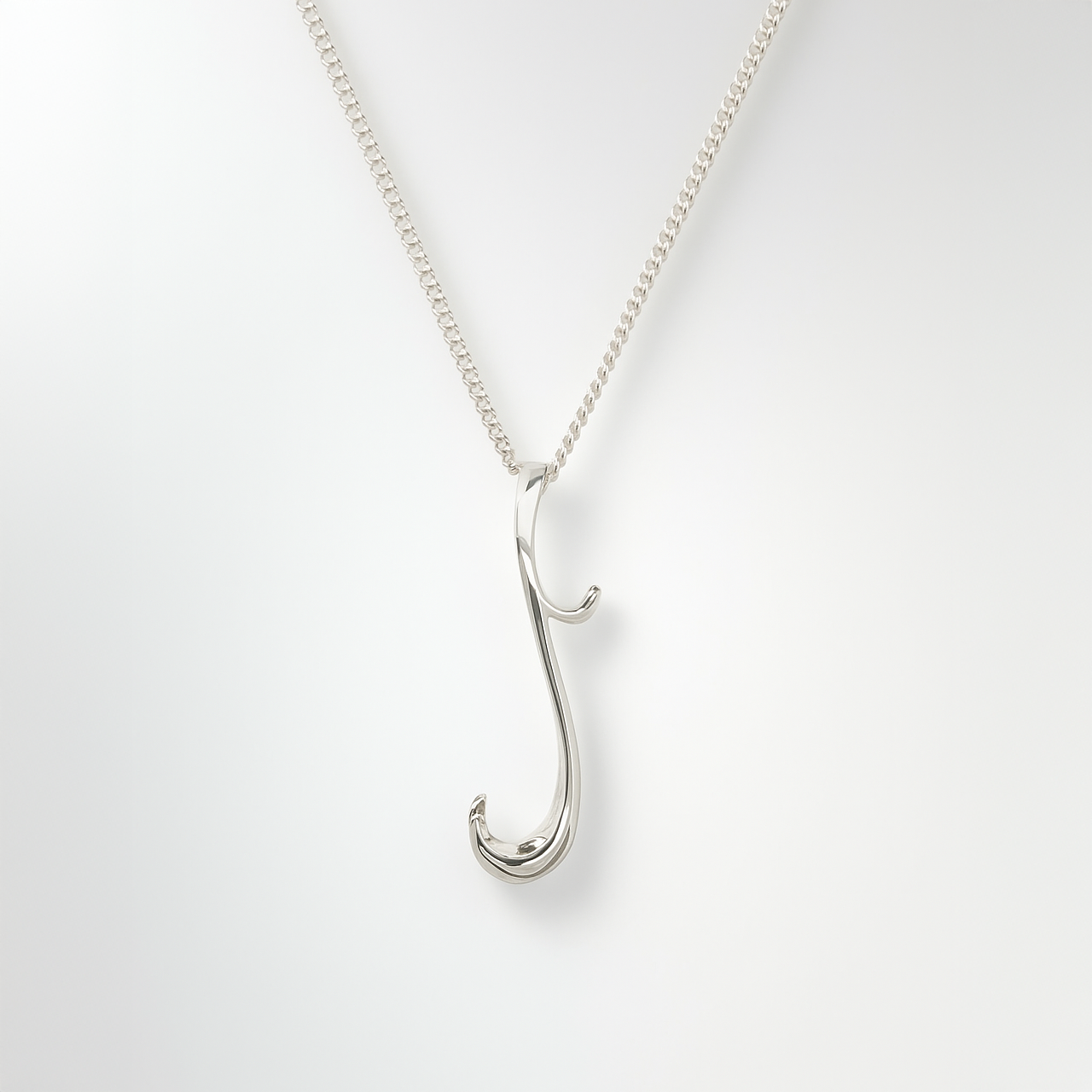 Silver Dalia Pendant & Chain