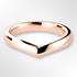 Rose Gold V Shaped Wedding Ring